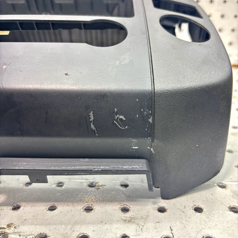 08-12 Nissan Pathfinder tablero central radio calor aire acondicionado ventilación bisel moldura OEM defectuoso Foto 3 de 4