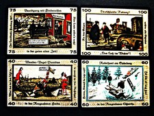 Neugraben - Hausbruch  4 x Notgeld