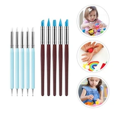 10pcs Professional Clay Sculpting Tool Pottery Clay Shaping Pen Modeling Brush