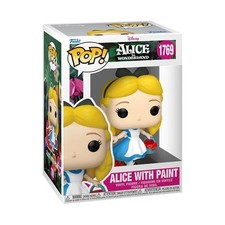 Funko POP Disney Alice in Wonderland Alice with Paint Figure 1769 + Protector