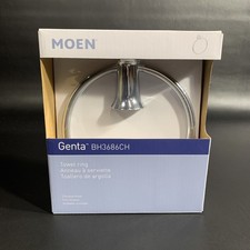 Towel Ring MOEN Wall Mounted Genta in Brushed chrome bathroom new