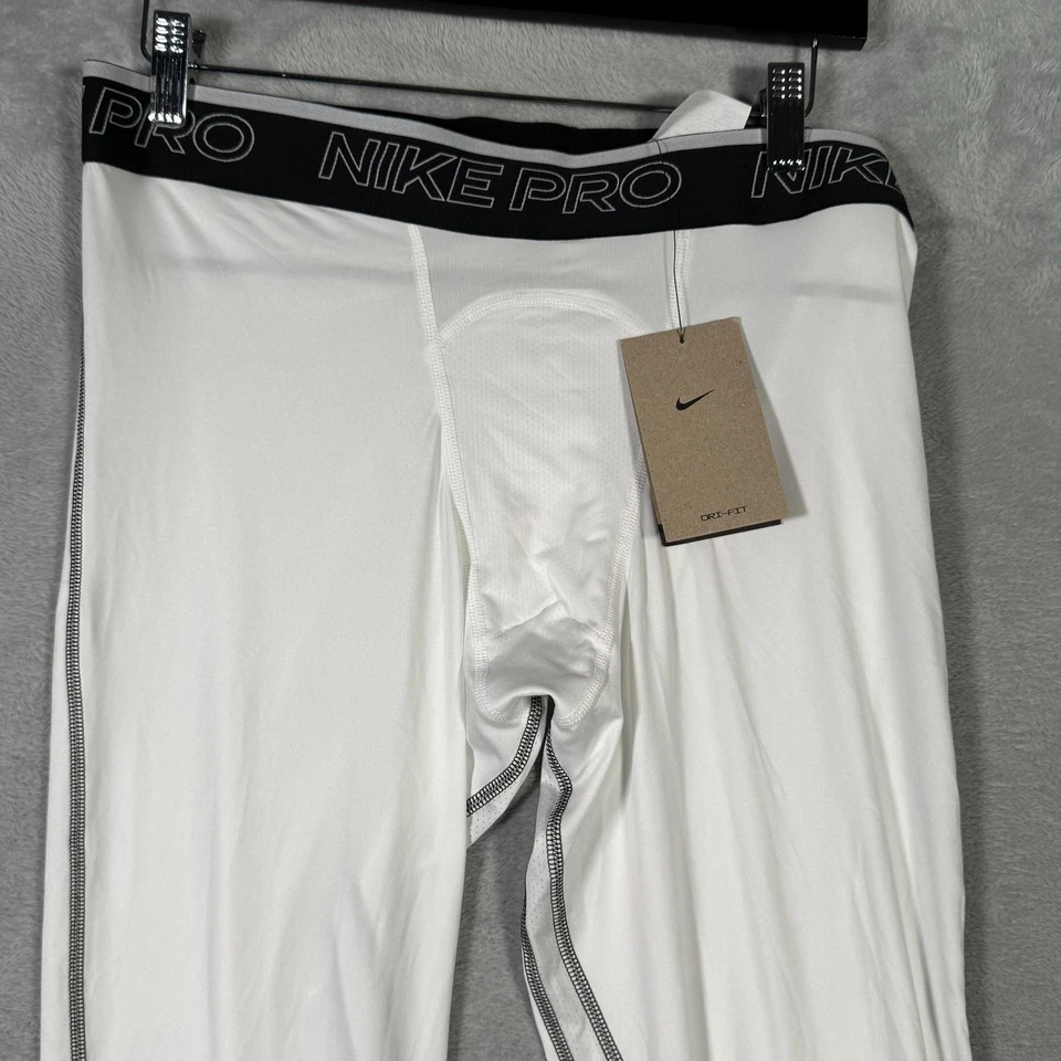Nike Pro Dri-FIT Compression Tights Mens 2XL Training Pants DD1913-100 - Image 4 of 4