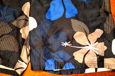 Nike Men's- XL Lined Swim Trunks Hawaiian Board Shorts Blue Blk Pool Cruise Wear