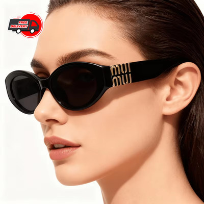 Glasses Stylish Fashion Designer Women Men Sunglasses Cute Oval Trending