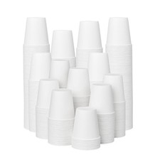 ECOEXTRA 300 Pack 3 oz Bathroom Paper Cups, Small 3 oz-cups only, White