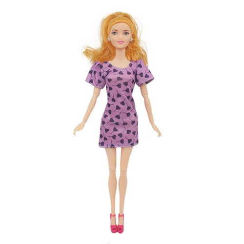 For 11.5" 1/6 Doll Clothes Outfits Accessories Colorful Dress Single Piece Set - Picture 8 of 20