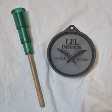 Lil Duece' Double Glass Turkey Friction Call & Stricker