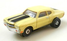Aurora Thunder Jet HO Slot Car 1970 CHEVY CHEVELLE - NICE   T131D