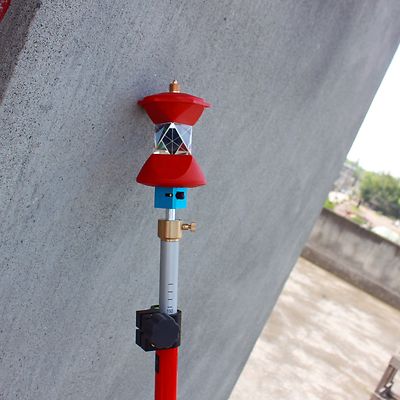 NEW red 360° ROBOTIC PRISM FOR TOTAL STATION,Universal prism, 5/8x11 thread 