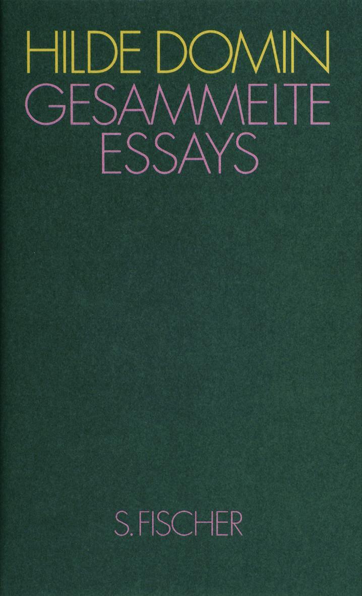 Gesammelte Essays, Hilde Domin