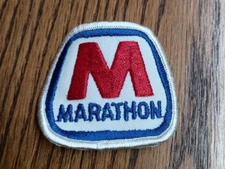 Marathon Gasoline Service Dealer Uniform Vintage Patch NOS