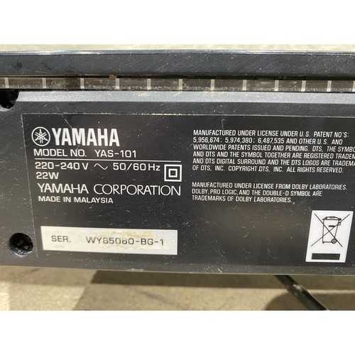 Yamaha YAS-101 Soundbar Black Dolby Digital Surround 22W for Home Theater System - Picture 7 of 12