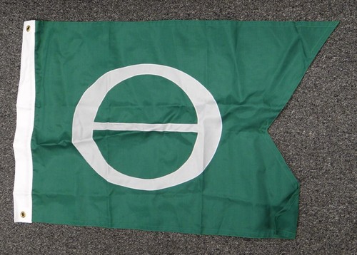 US Navy Environmental Protection Award Pennant Flag 21-5/8" x 33.5" - Picture 2 of 5