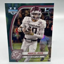 2024 Bowman University Chrome 1st Aqua Refractor Marcel Reed #173