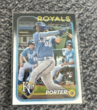 2024 Topps Series 2 Logan Porter #666 Rookie Card Kansas City Royals