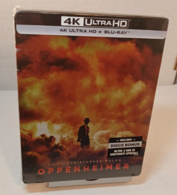 Oppenheimer 4K Steelbook-EU IMPORT-NEW (Sealed)- Box Shipping with Tracking
