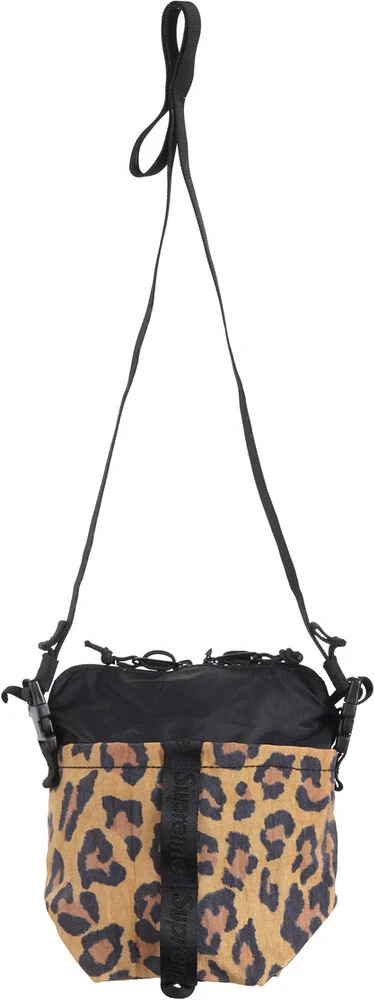 Pochette col suprême imprimé léopard boîte logo FW20 NEUF RARE sac à bandoulière en nylon