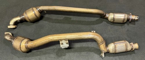 🌟Mercedes-Benz SLK55 AMG R171 M113 OEM Left & Right Side Exhaust Downpipe Set - Picture 7 of 23