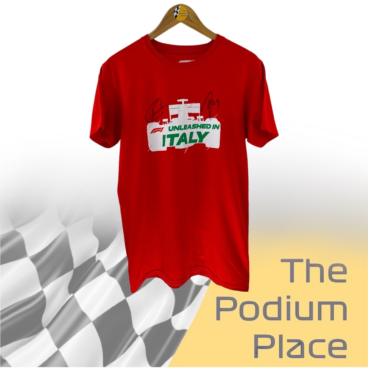 Kevin Magnussen Romain Grosjean Signed Formula Haas Shirt