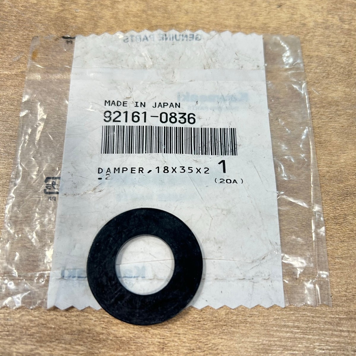 1997 クロドラロッシュ Kawasaki OEM NOS RUBBER HANDLEBAR RISER DAMPER / 92161-0836