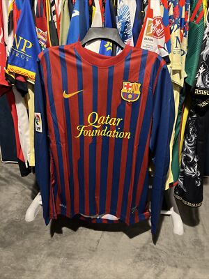 MESSI #10 2011 Historic Barcelona World Record Goals Scored Jersey Size Medium