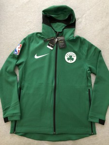 Novo Nike Masculino Grande Boston Celtics Showtime Verde Zíper Jaqueta com capuz NOVO com ETIQUETAS L | eBay