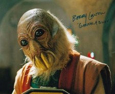 BARRY LOWIN signed Autogramm 20x25cm STAR WARS in Person autograph MANDALORIAN