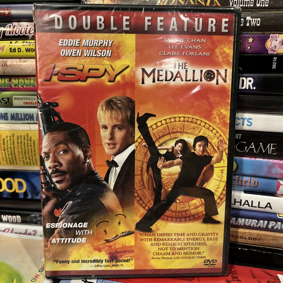 I Spy 2002 / The Medallion 2003 DVD New Eddie Murphy Jackie Chan