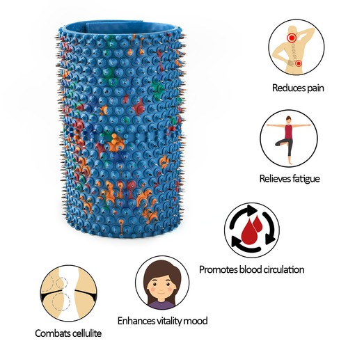 Lyapko Mat CHANCE Portable Acupuncture Massager Flat Applicator Delicate skin - 第 15/27 張圖片