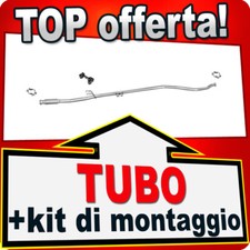 Tubo intermedio per PEUGEOT 206 1.4 HDI 2-Volumi 2001-2009