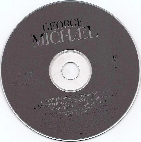 GEORGE MICHAEL CD Star People '97 UK 3 Track DJ PROMO ONLY Card VSCDPJ1641 UNPL Foto 3 de 4