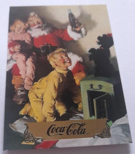 Tarjeta de papel de aluminio de Santa de The Coca-Cola Collection Series 1 # S10 (tarjeta de colección 1993) - Imagen 1 de 2