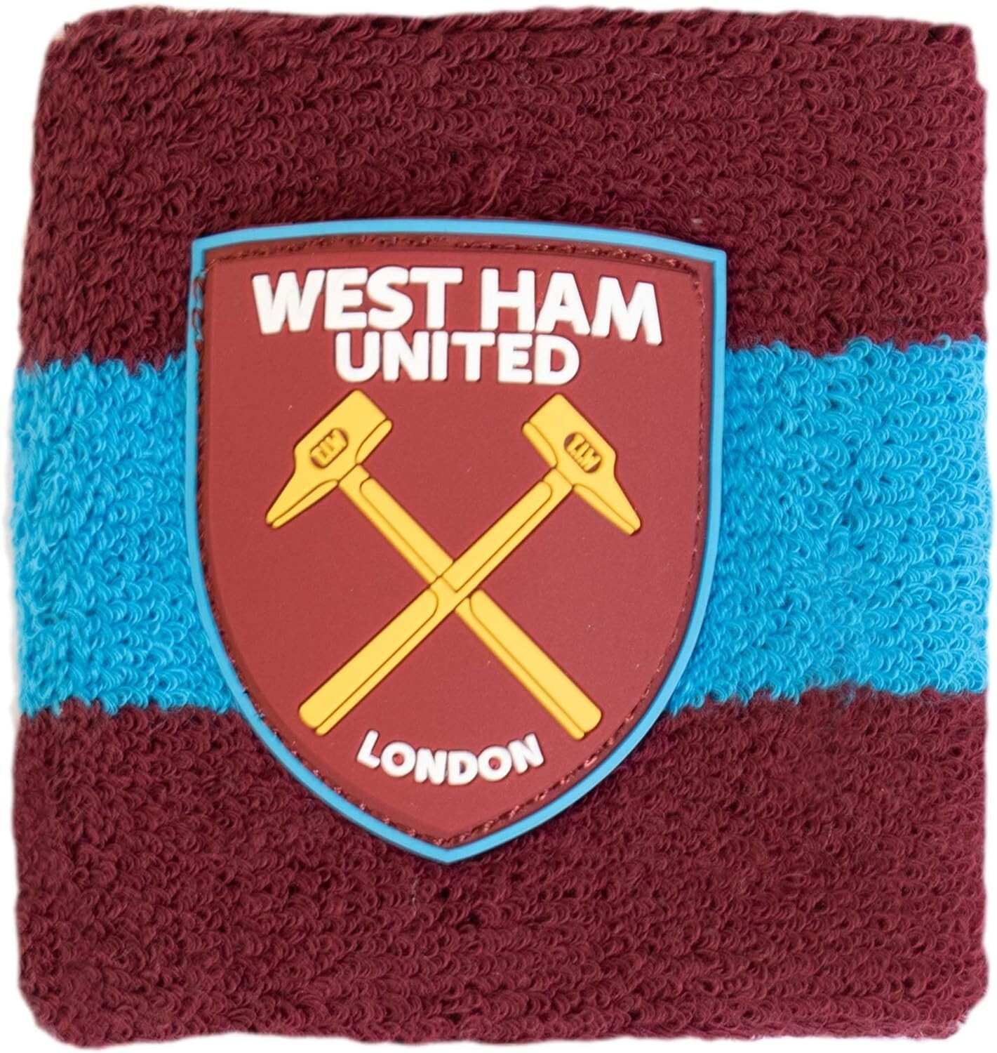 West Ham Wristbands / Sweatbands Sports Burgundy & Blue Official Licensed