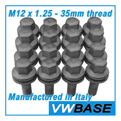 Citroen Berlingo Radschrauben Muttern M12 x 1,25 35 mm Flachsitz OE Stehbolzen x 16