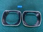<!--F#f_0-->Holden Torana LX ? Headlight Surrounds SS SLR Black (2) 1 PAIR Genuine Original<!--F/-->