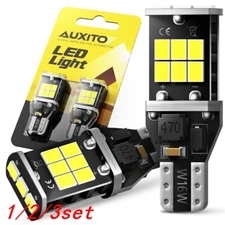 2PCS 921 912 Reverse LED Light Canbus Error Free T15 Car Backup Bulb White