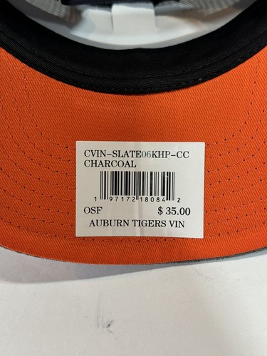 Auburn Tigers 47 Brand Mesh Adjustable Charcoal Gray Trucker Hat - Picture 5 of 6