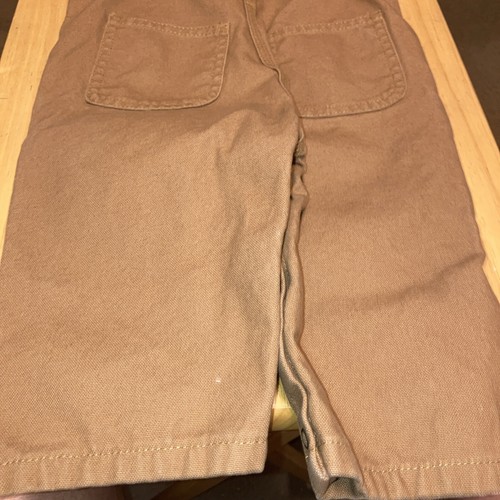 BOYS CARHARTT LK NU DOUBLE KNEE BABY SZ 9 MO OVERALLS - Picture 8 of 8