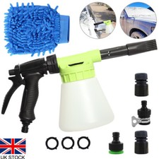 1L Snow Foam Bottle Spray Gun Car Washing Sprayer Lance with Gloves & Adapter UK