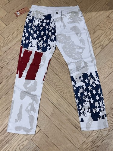 Mens USA light jeans, trousers urban fancy dress party size 36 - Picture 4 of 6