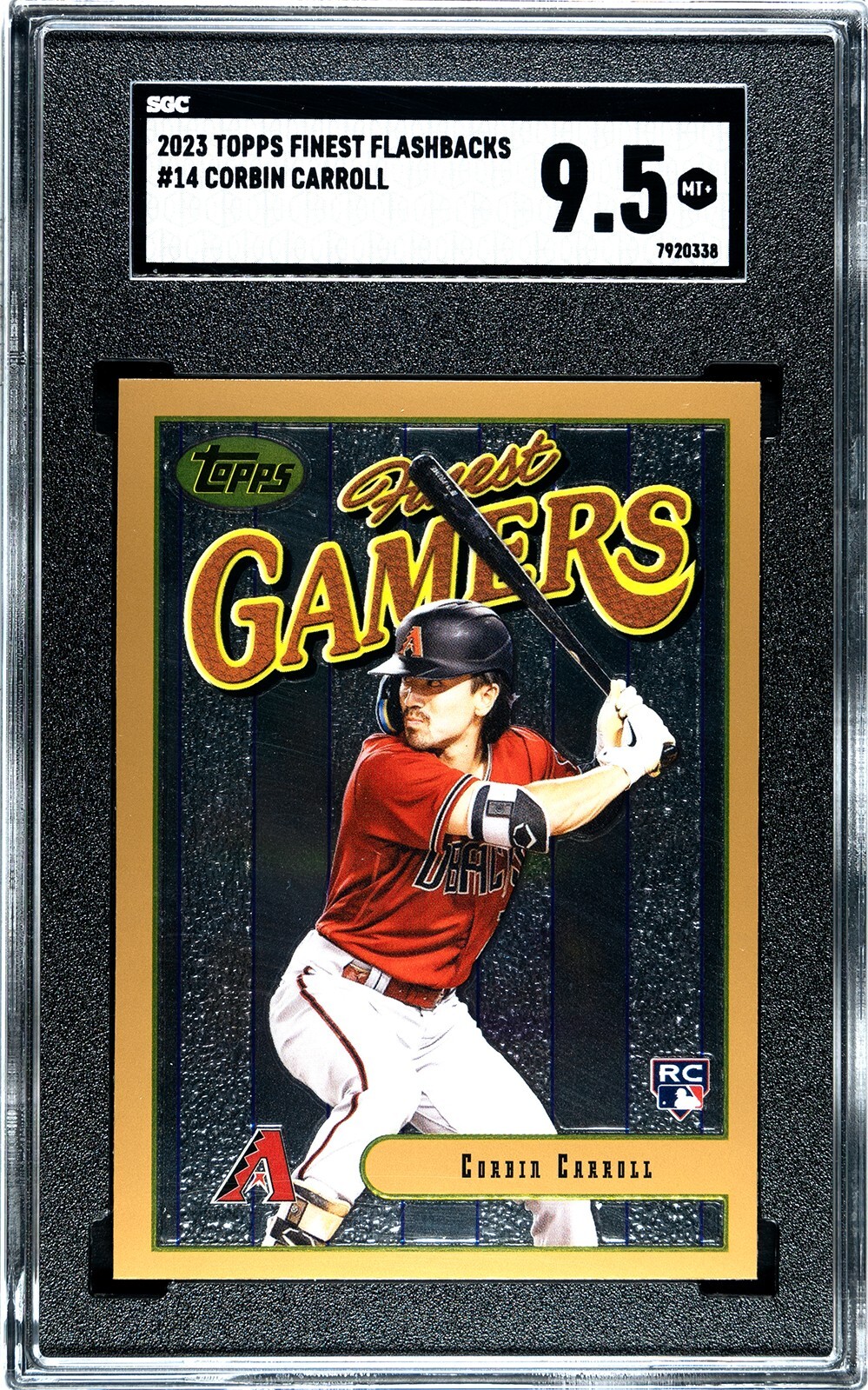 2023 Topps Finest Flashbacks Finest Gamers 14 Corbin Carroll (RC)