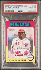 2024 Topps Heritage Mini #473 Elly De La Cruz Rc Psa 10