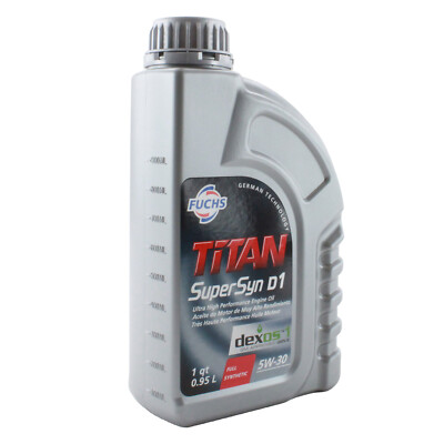 Fuchs TITAN SUPERSYN D1 SAE 5W-30 Ultra High Performance Engine Oil 1 Quart