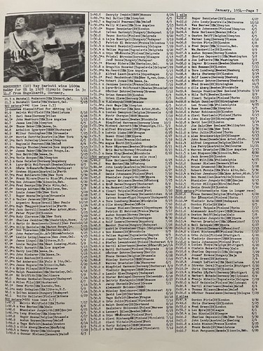 1954 Track and Field News January Parry O’Brien, Josy Barthel, Ray Ewry - Imagen 7 de 24