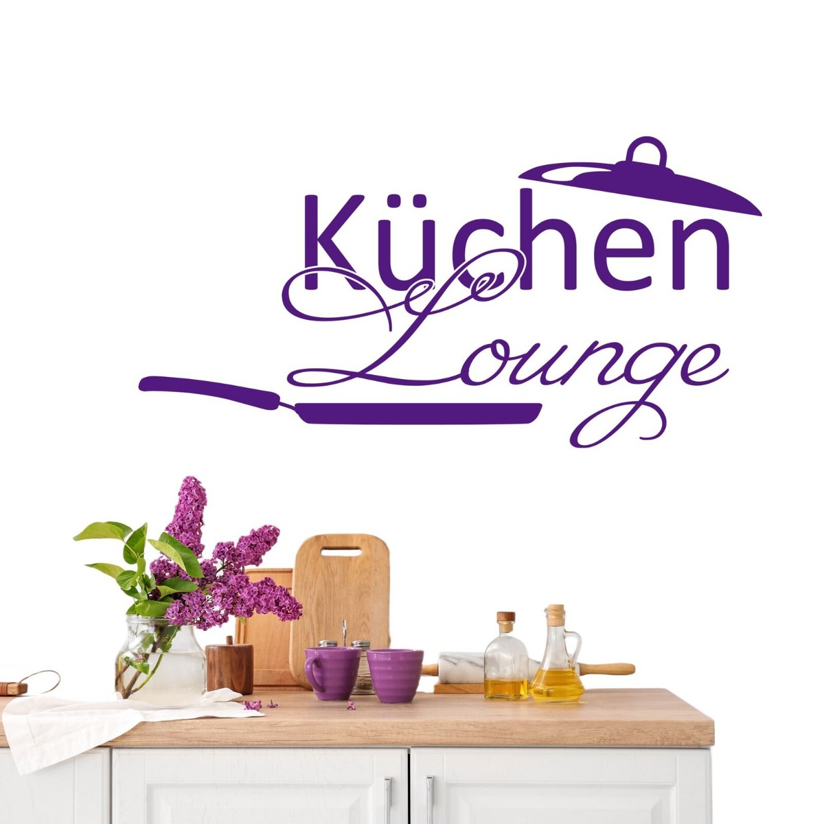 Wandtattoo Küche Cartoon Gemüse - 9-teilige Wandaufkleber Für Küche & Kinderzimmer