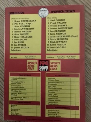 IPSWICH TOWN Programmes - Inc FA Cup And UEFA Cup Finals - Picture 7 of 11