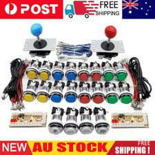 DIY Arcade Joystick Kit for Raspberry Pi/USB PC Game Joystick 5V LED Push Button