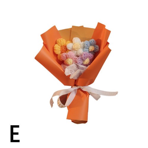 Korean Style Knitting Crochet Flower Bouquet Gift For Teacher r Mothe V1C0 - Picture 19 of 25