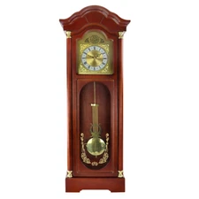 Bedford Clock Collection Bed-1615 33 Inch Chiming Pendulum Wall In Antique