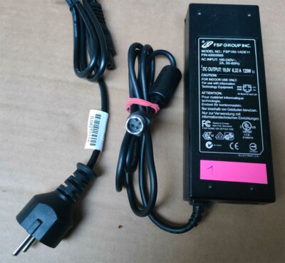 Netzteil FSP FSP150-1ADE11 PN: 9NA1500208 Ladegerät 19V 7.9A 4 Polig Stromkabel